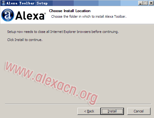 Alexa工具条的下载及安装