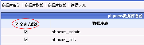 Phpcms初始化配置及日常维护