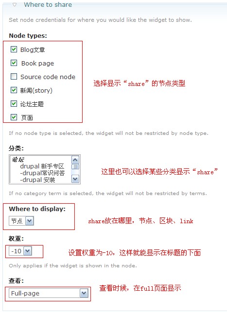 Drupal社区分享模块