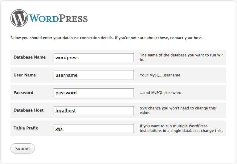 WordPress详细安装说明