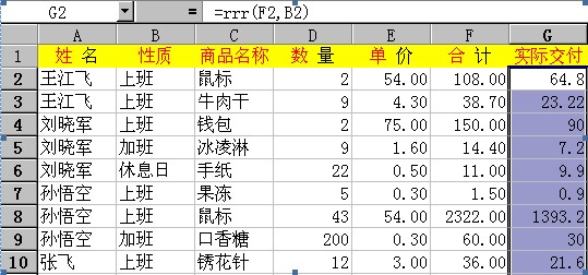 计算结果