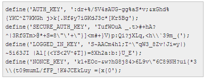 Wordpress编辑wp-config.php文件