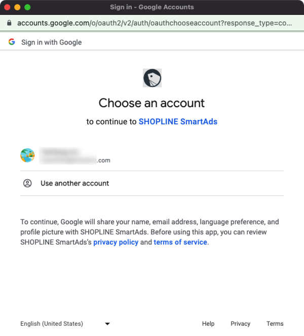 SHOPLINE Google账号