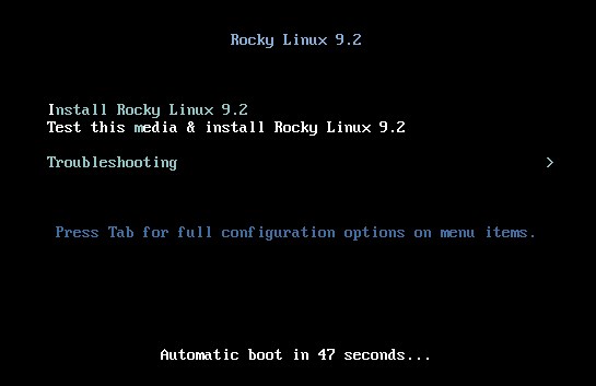 Rocky Linux 9安装